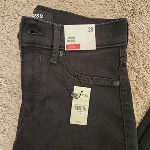 Express Mid Rise Legging Stretch SZ 2